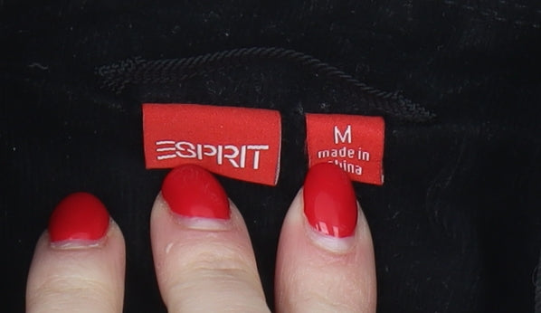 Esprit Women's Black Velvet Blazer, M, Autumn Style