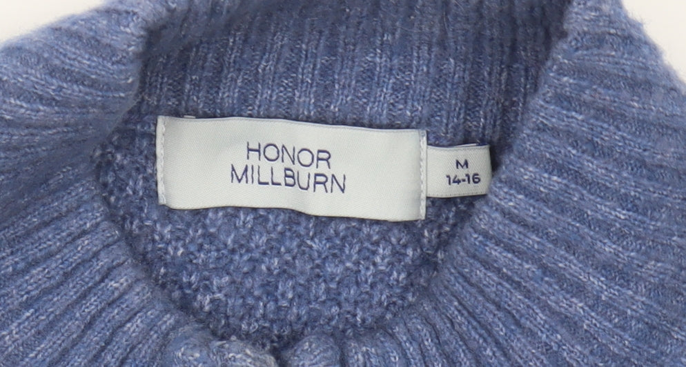 Womens UK Size M Honor Millburn Blue Vest Jumper