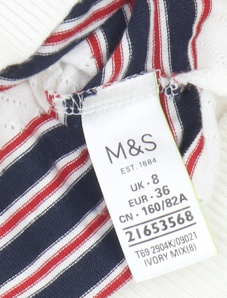Womens UK Size 8 Marks and Spencer Multicoloured Pullover Jumper