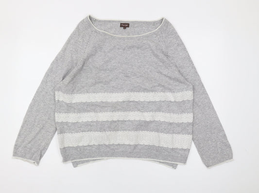 Womens UK Size 12 Phase Eight Grey Jumper