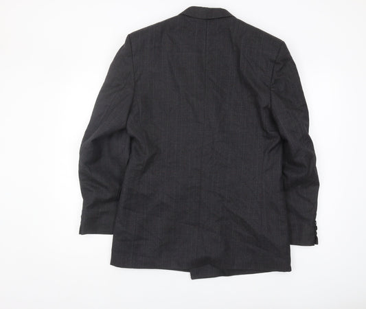 Mens UK Size 38 Burton Regular Black Suit Jacket