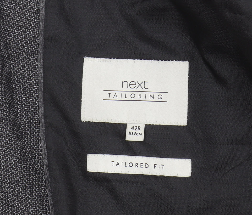 Mens UK Size 42 NEXT Regular Grey Suit Jacket