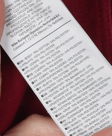 Nike Women's Red Pullover Sweatshirt L