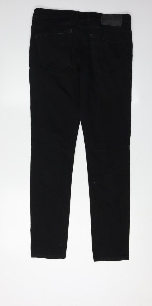 Burton Menswear Super Skinny Black Jeans, Mens 32