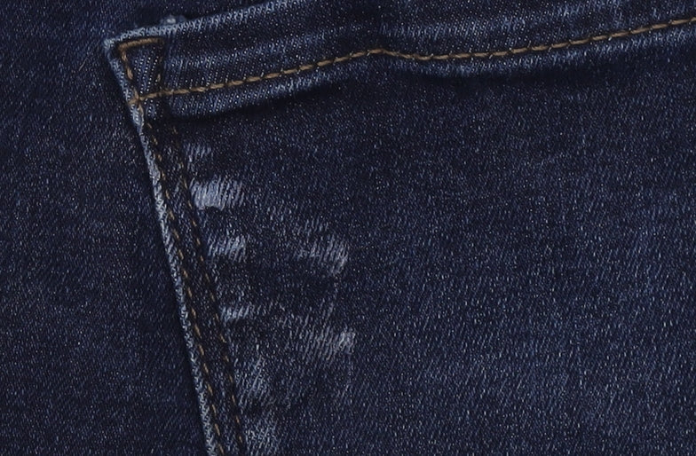 Next Women's Blue Distressed Jeans, Size 14, Regular Fit