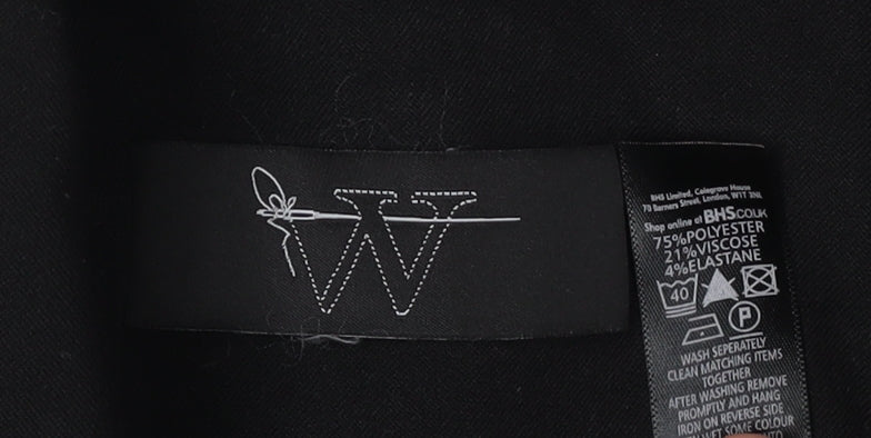 BHS Women's Black Blazer, Size 16, Workwear, Lined