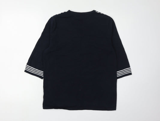 Womens UK Size 14 Collection L Black Pullover Jumper