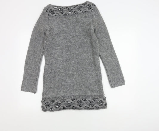 Womens UK Size S Marks and Spencer Grey Jumper
