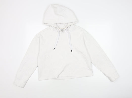 Womens UK Size S DKNY White Pullover Hoodie