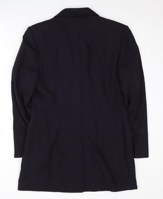 Marks and Spencer Women's Black Long Suit Jacket Size 10