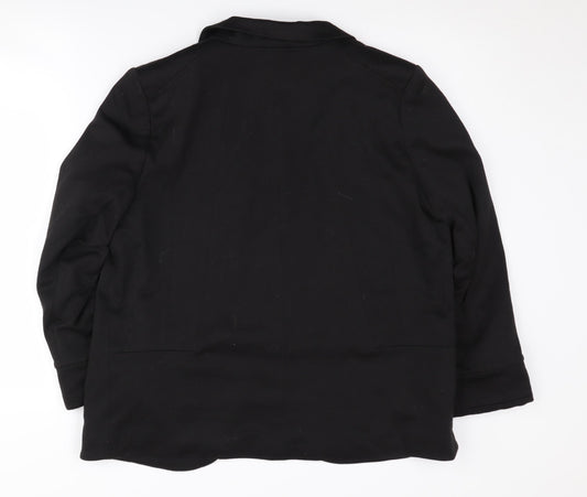 Wallis Women's Black Blazer Size 14 Lined