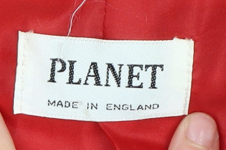 Womens UK Size 12 Planet Regular Red Blazer