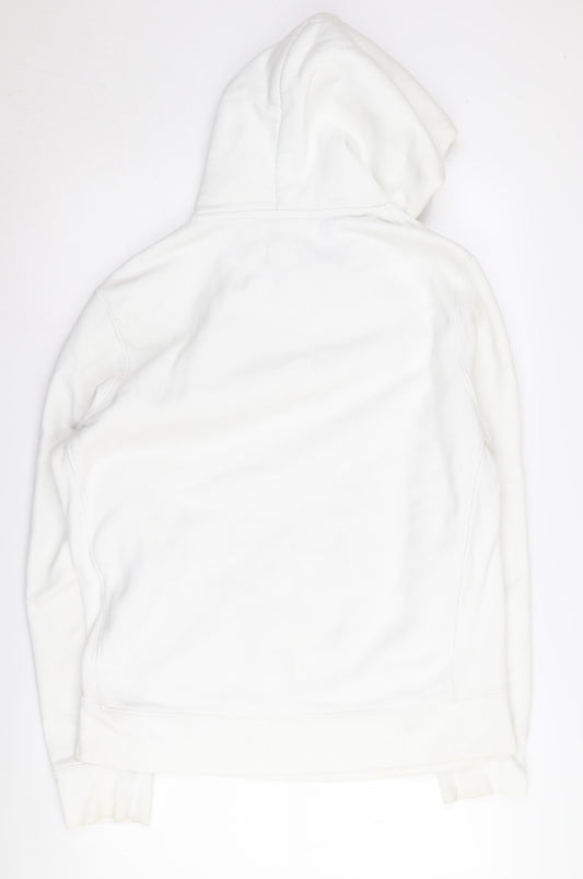 Mens UK Size M Levi's White Pullover Hoodie