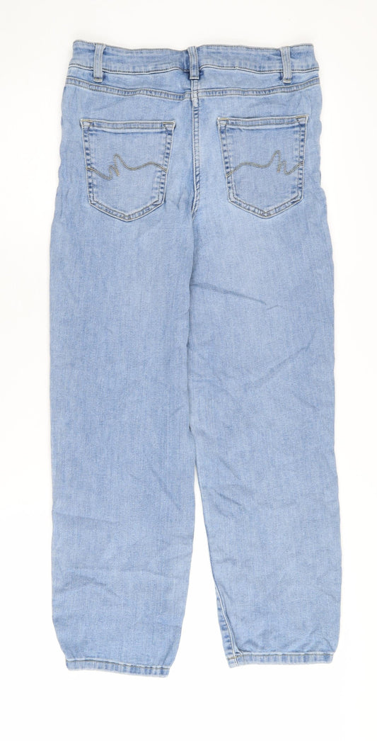 Next Women's Blue Cropped Jeans Size 8 Denim