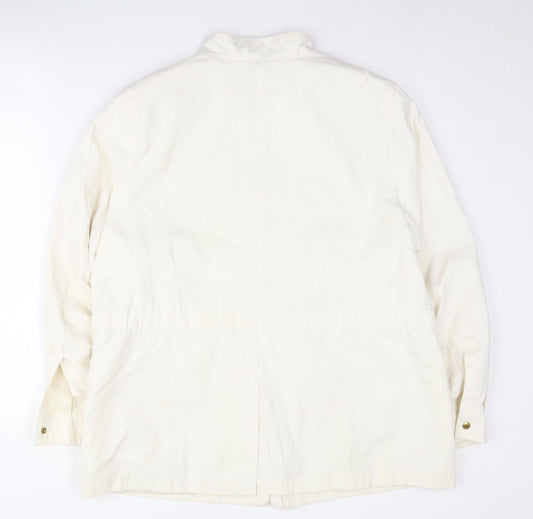 Marks & Spencer Women's Ivory Belted Jacket 16