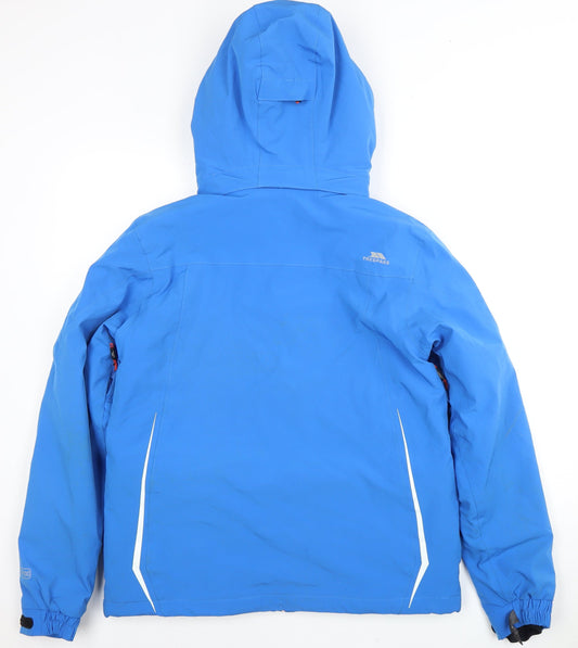 Mens UK Size 3XS Trespass Blue Rain Coat