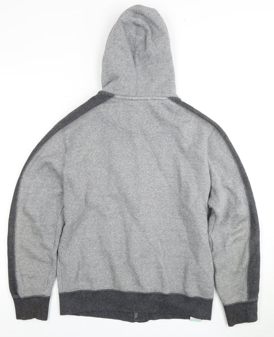 Mens UK Size S PUMA Grey Full Zip Hoodie