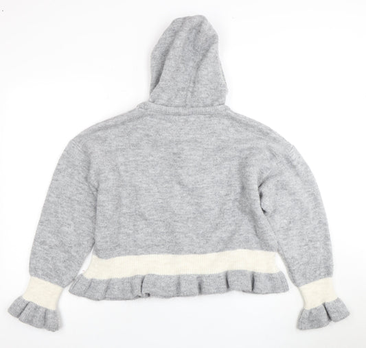 Womens UK Size L NEXT Grey Pullover Jumper
