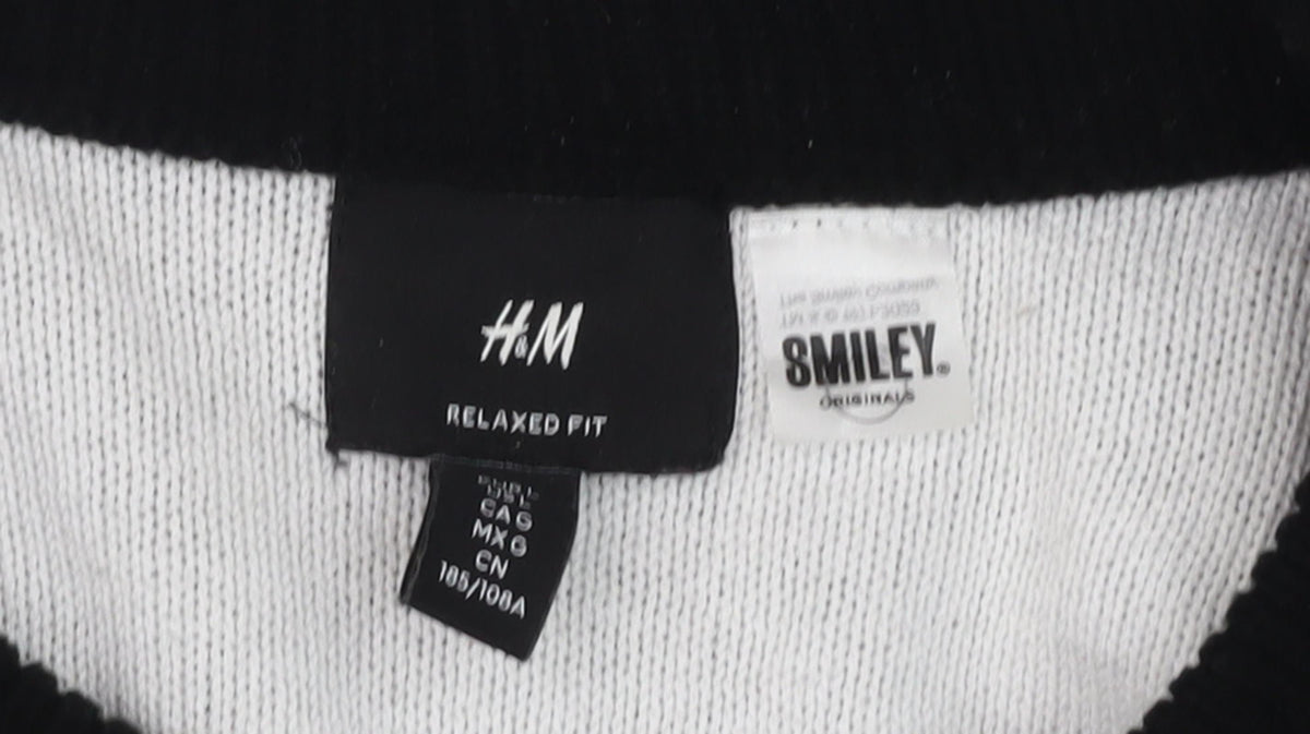 Womens UK Size M H&M Black Pullover Jumper