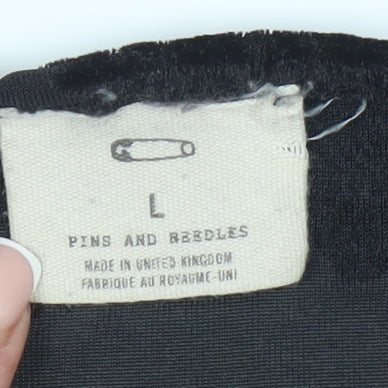 Womens UK Size L Pins and Needles Black Camisole Tank