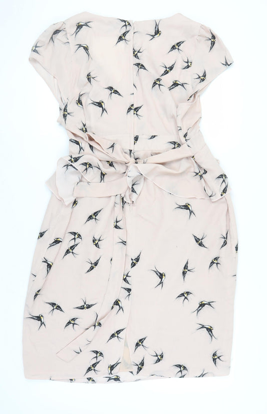 Dorothy Perkins Women's Multicoloured Animal Print Dress