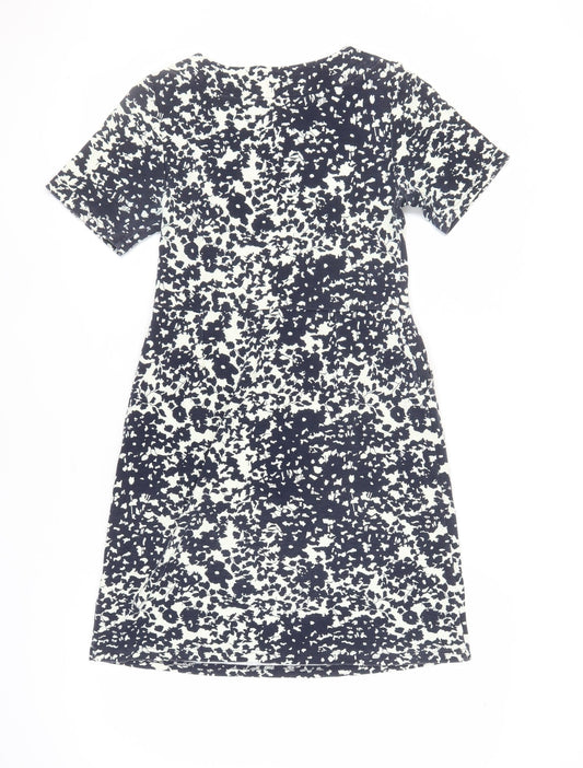 Joules Women's Multicoloured Floral Shift Dress Size 8