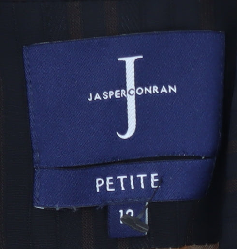 Jasper Conran Women's Black Pinstripe Suit Jacket, Size 12