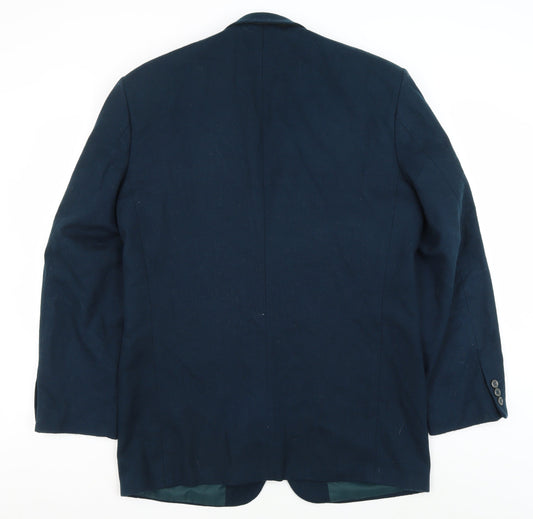 Mens UK Size 40 BHS Regular Blue Suit Jacket