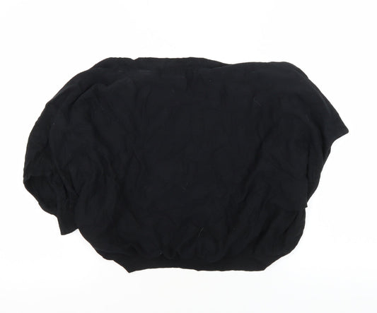 Womens UK Size M Wallis Black Shrug Jumper
