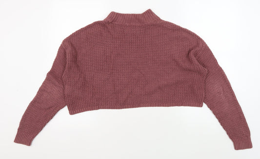 Womens UK Size S Hollister Pink Jumper