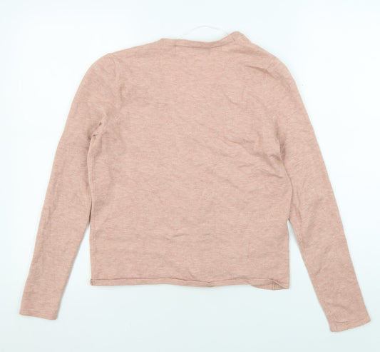 Womens UK Size S VERO MODA Pink Cardigan Jumper
