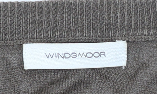 Womens UK Size M Windsmoor Brown Cardigan Jumper