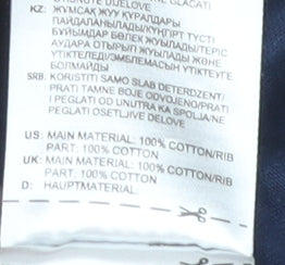 Adidas Men's Blue M Crew Neck T-Shirt