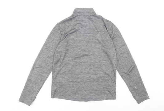 Nike Men's Grey Long Sleeve Running Pullover