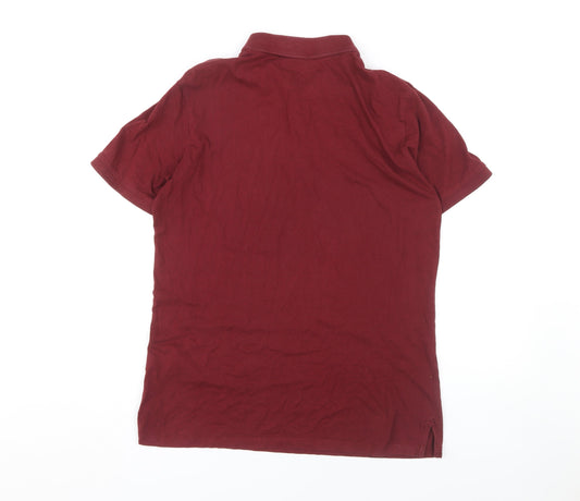 Jack & Jones Men's Red Polo Shirt M, Casual Style