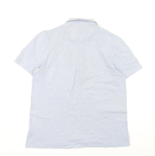 Farah Men's Blue Medium Polo Shirt Short Sleeve