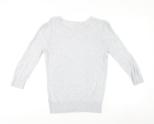 Womens UK Size M H&M Grey Pullover Jumper