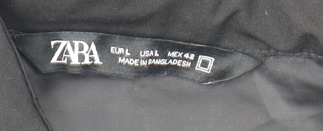 Unisex Adults UK Size L Zara Black