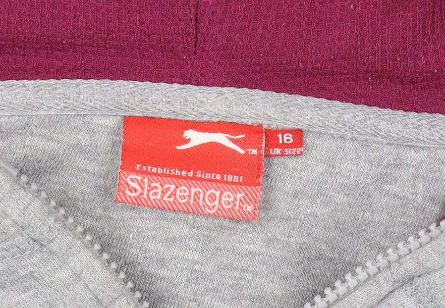 Mens UK Size 16 Slazenger Grey Basic Jacket