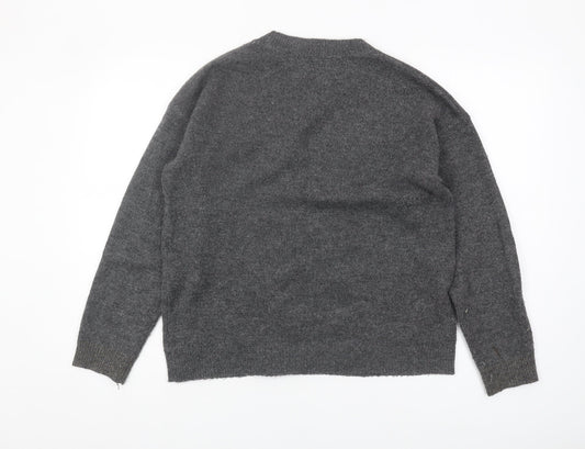 Womens UK Size M NEXT Grey Pullover Jumper