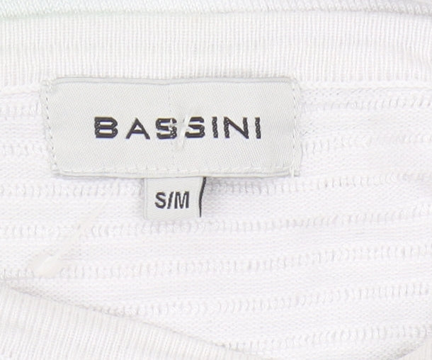 Bassini Women's Green Striped Jumper S/M