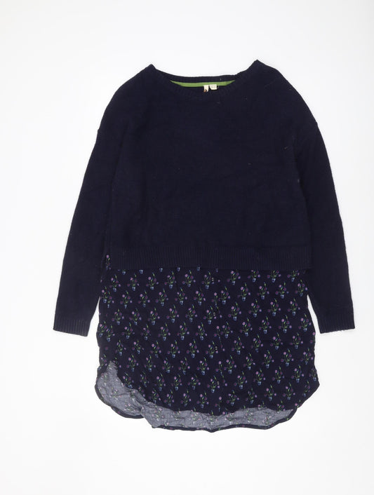 Womens UK Size 12 White Stuff Blue Pullover Jumper