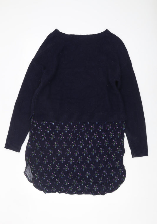 Womens UK Size 12 White Stuff Blue Pullover Jumper