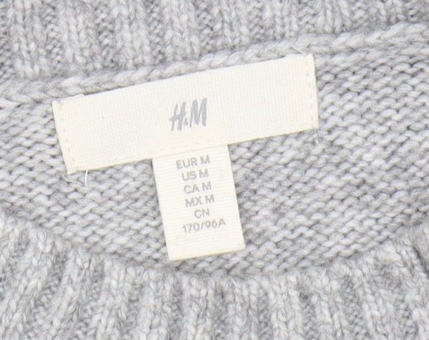 Womens UK Size M H&M Grey Pullover Jumper