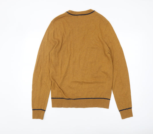 Next Men's Brown Pullover Jumper, Medium