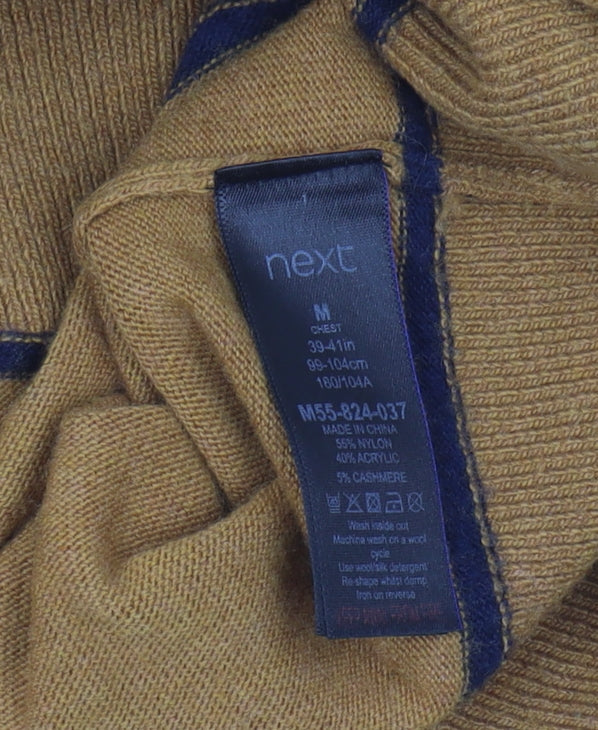 Next Men's Brown Pullover Jumper, Medium