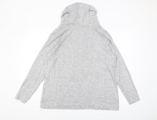 Womens UK Size M Isle Essentials Grey Pullover Jumper