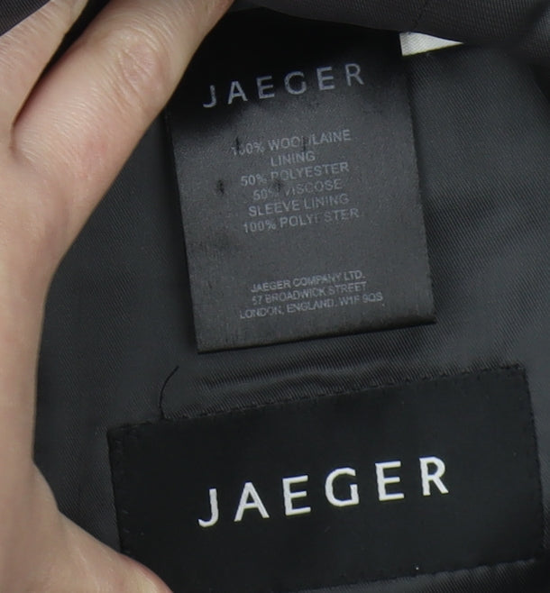 Mens UK Size 38 Jaeger Regular Grey Suit Jacket