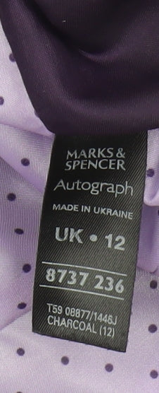 Marks and Spencer Black Wool Blazer - Women Size 12