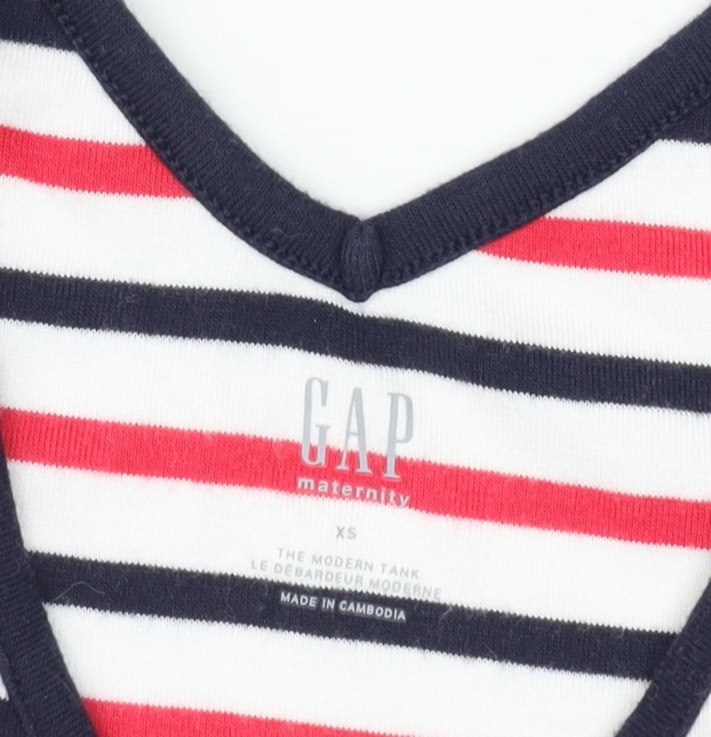 Womens UK Size XS Gap Multicoloured Basic Tank